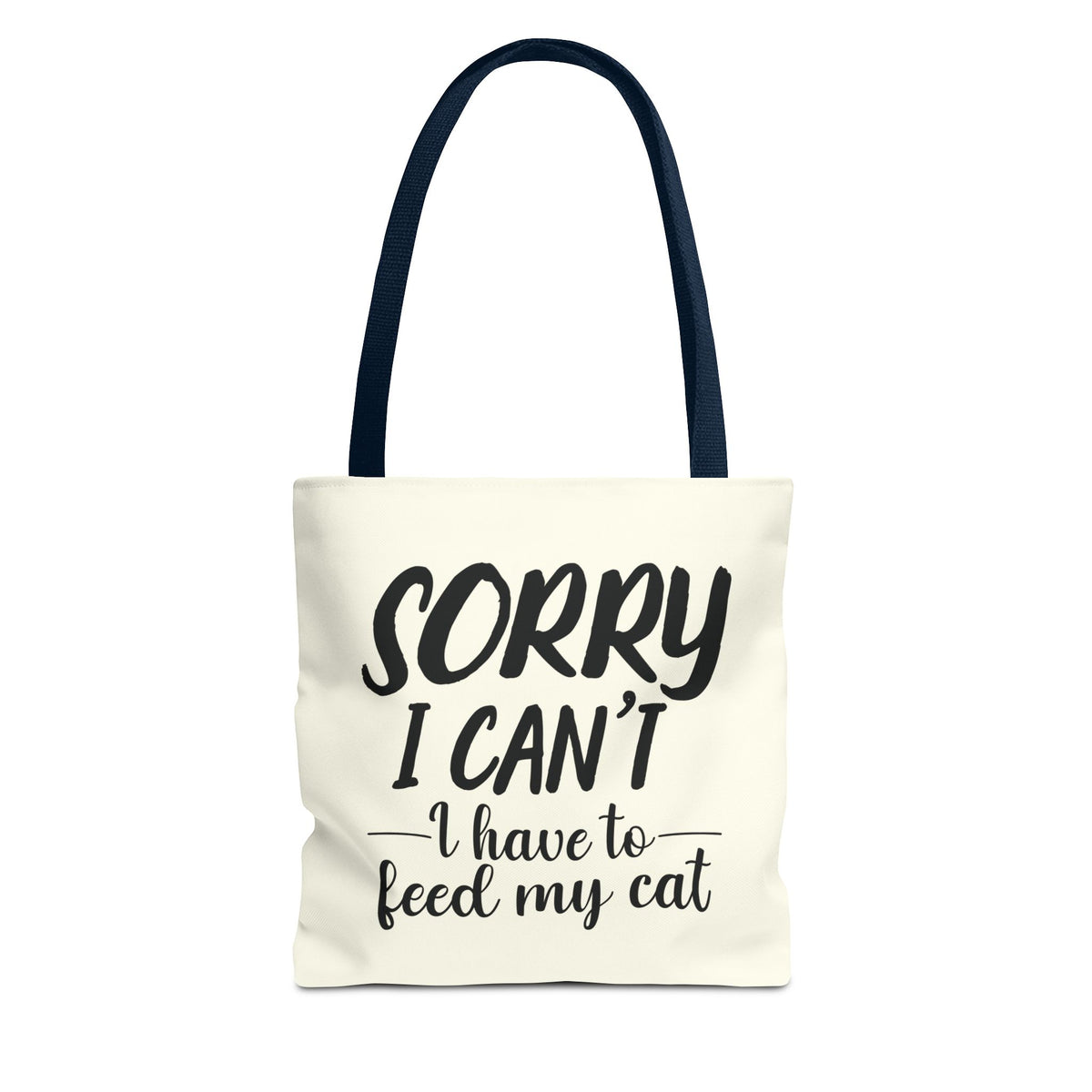 Feed My Cat Tote Bag (Cream)
