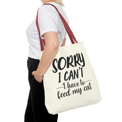 Feed My Cat Tote Bag (Cream)