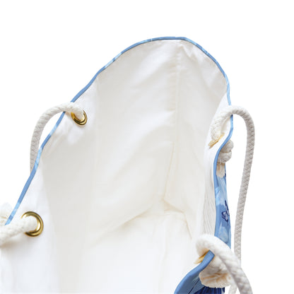 Floral Blue Weekender Bag