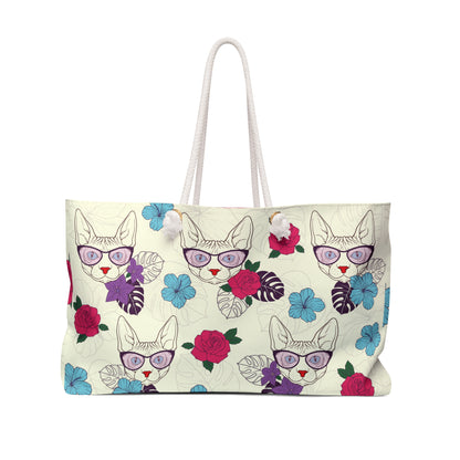 Flower Sphynx Weekender Bag