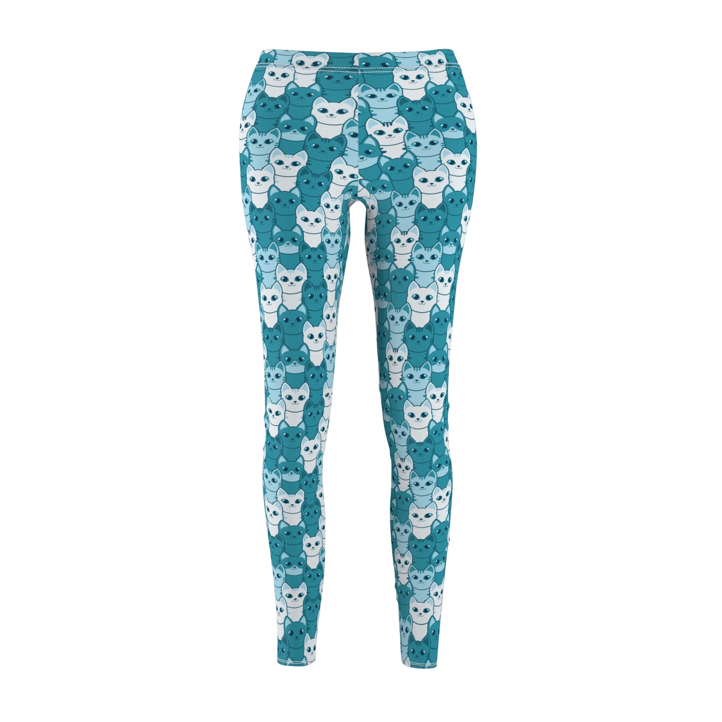 Leggings with a cat pattern  