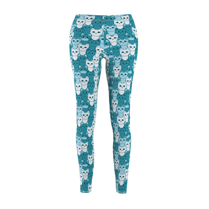 Leggings with a cat pattern  