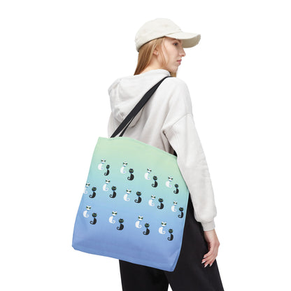 My Cat Was Sitting On Me Tote Bag