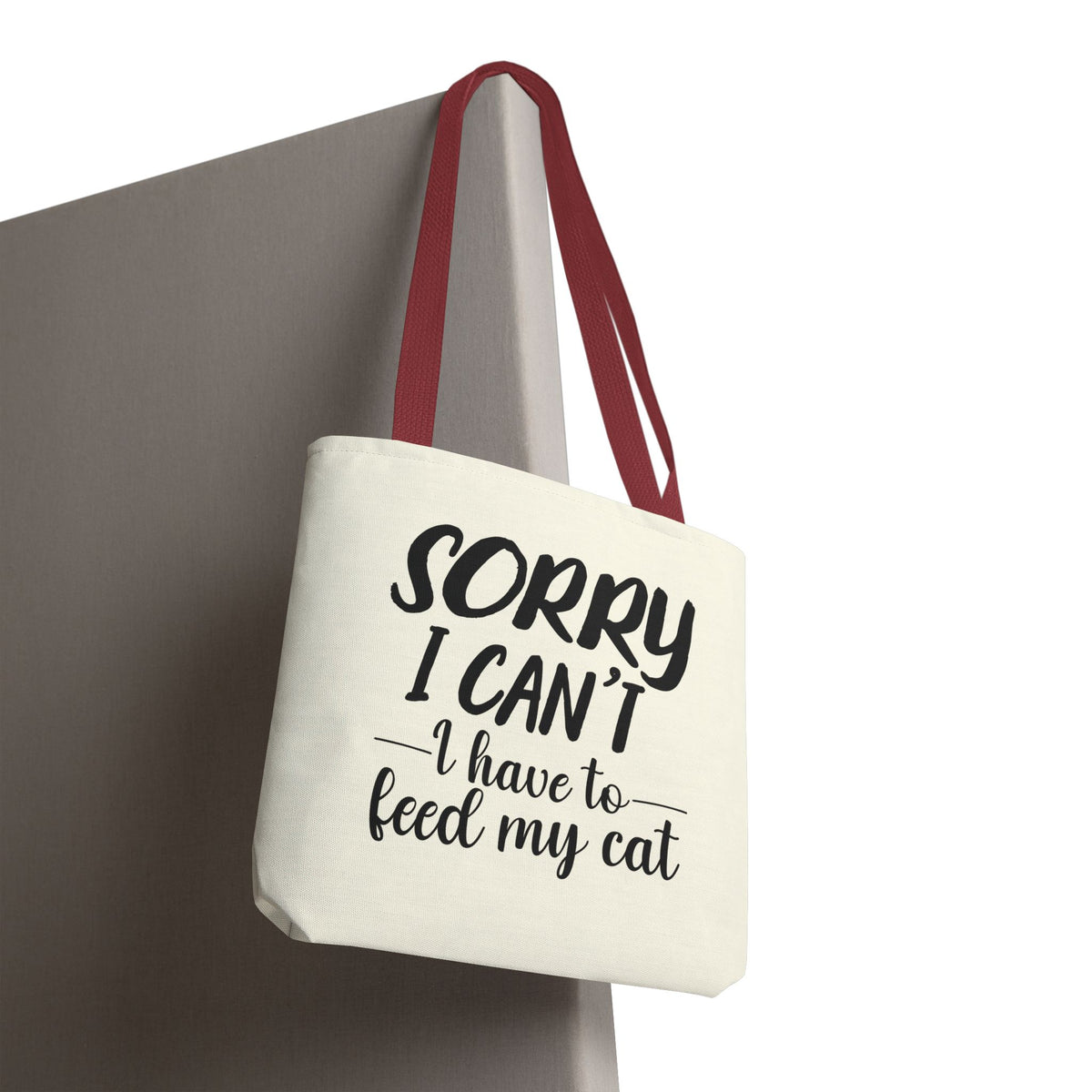 Feed My Cat Tote Bag (Cream)