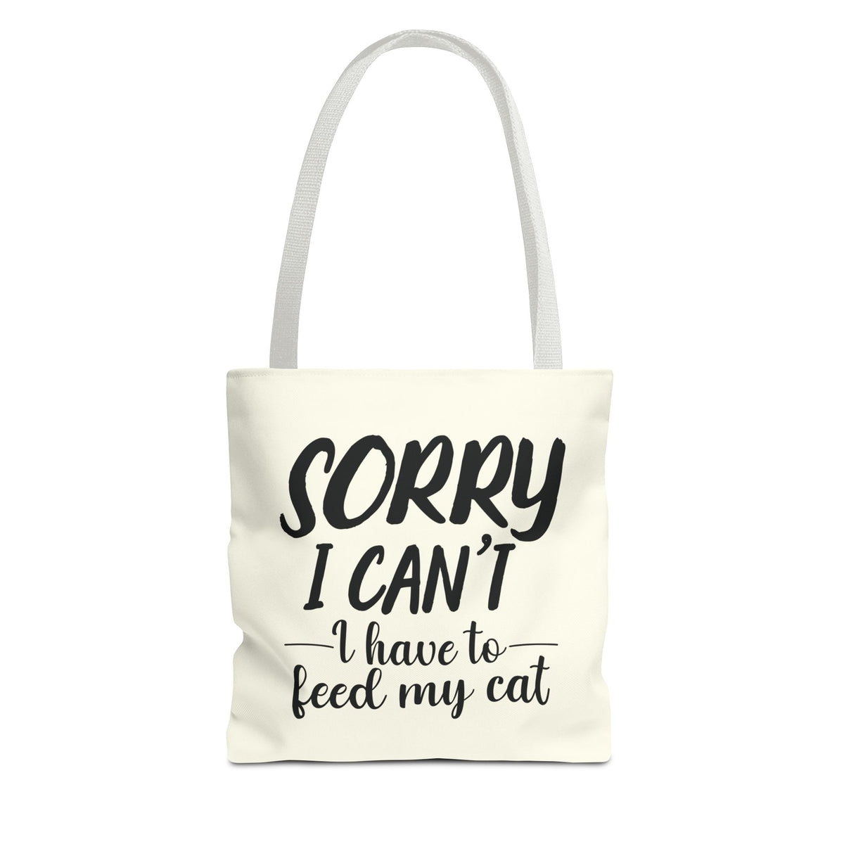 Feed My Cat Tote Bag (Cream)
