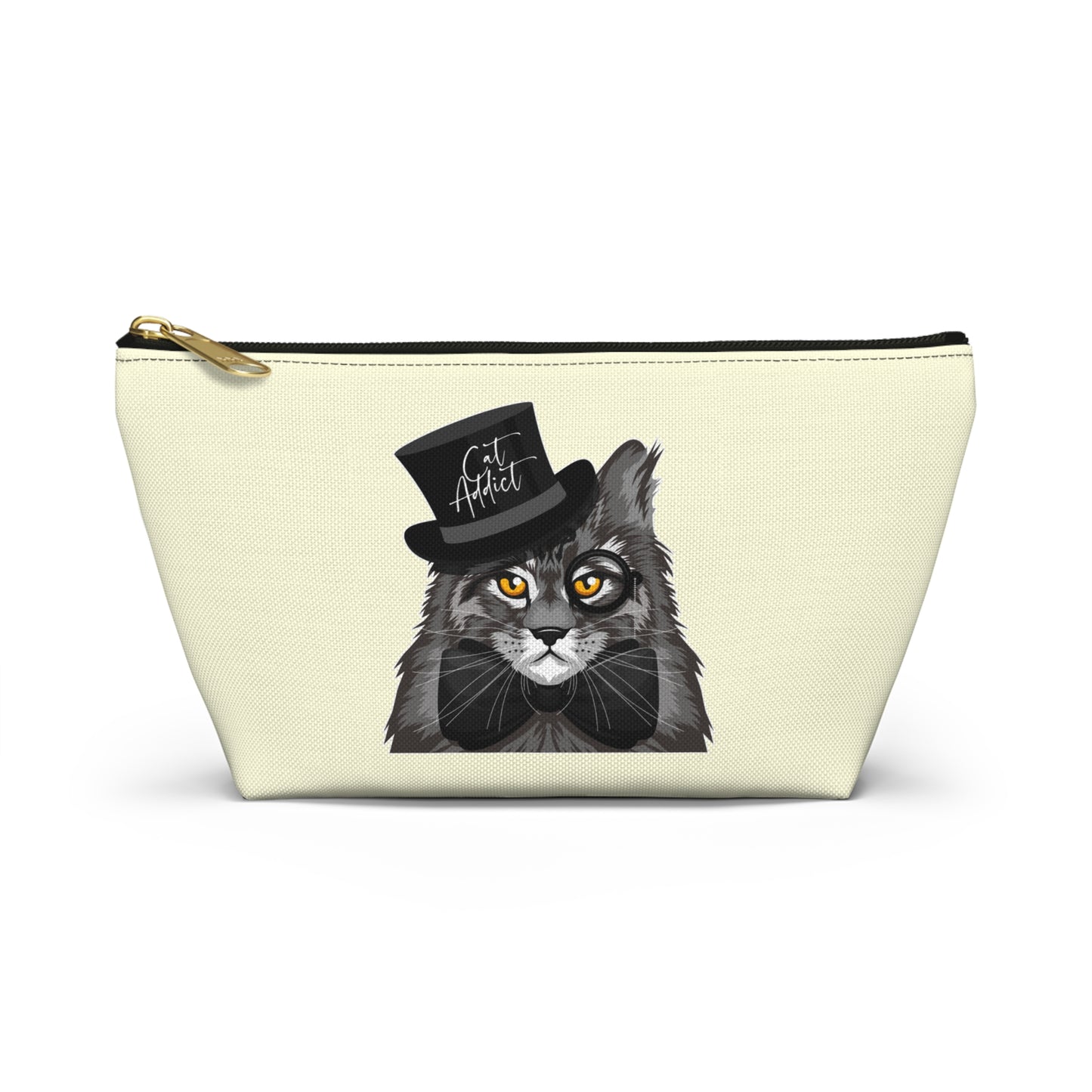 Cat Addict Accessory Bag (Cream)