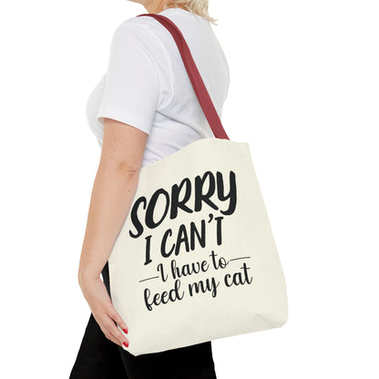 Feed My Cat Tote Bag (Cream)