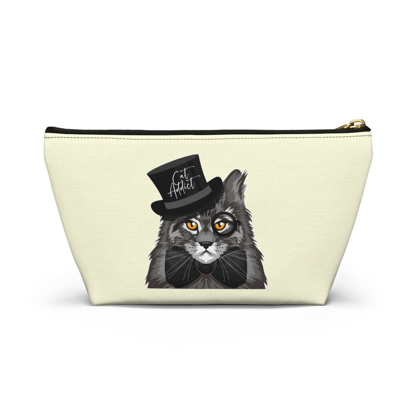 Cat Addict Accessory Bag (Cream)