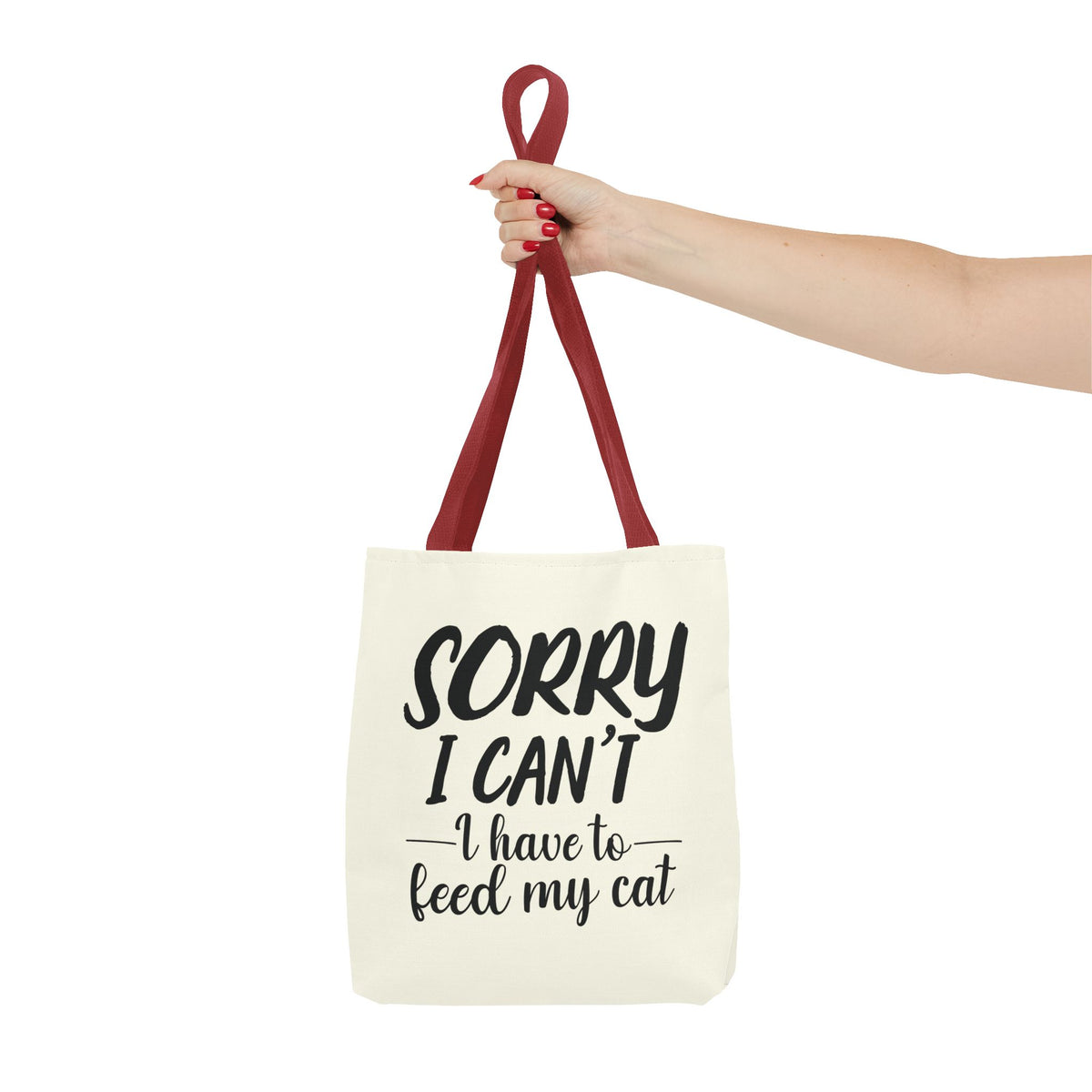 Feed My Cat Tote Bag (Cream)