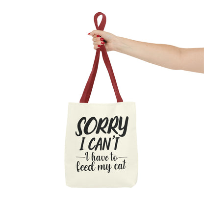 Feed My Cat Tote Bag (Cream)