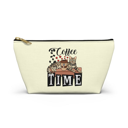 C☕ffee Beans & L❤️VE Hearts Accessory Bag