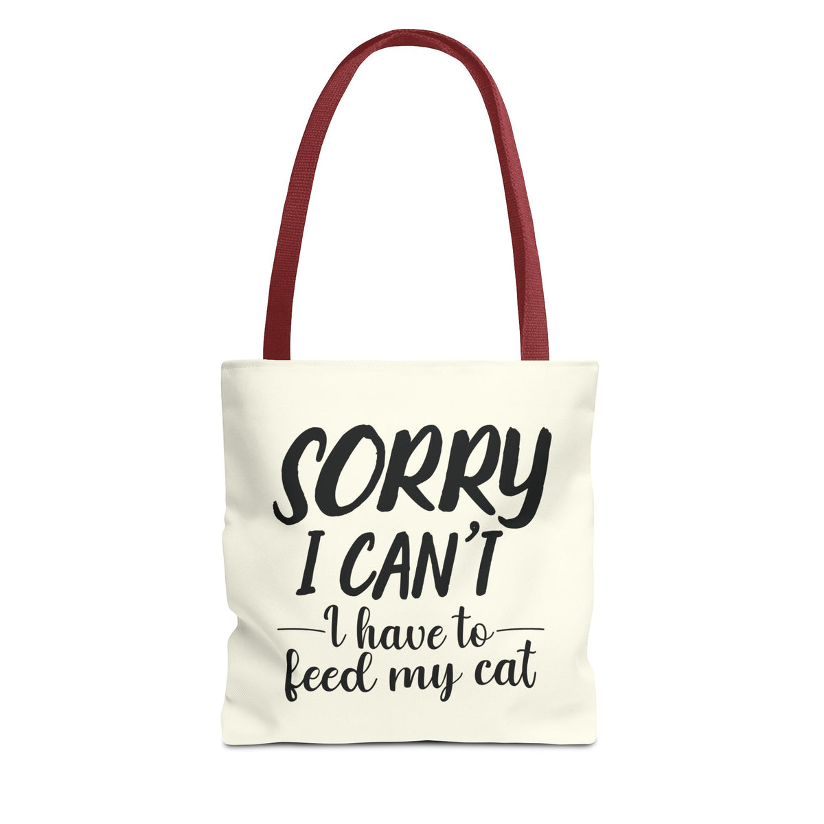 Feed My Cat Tote Bag (Cream)