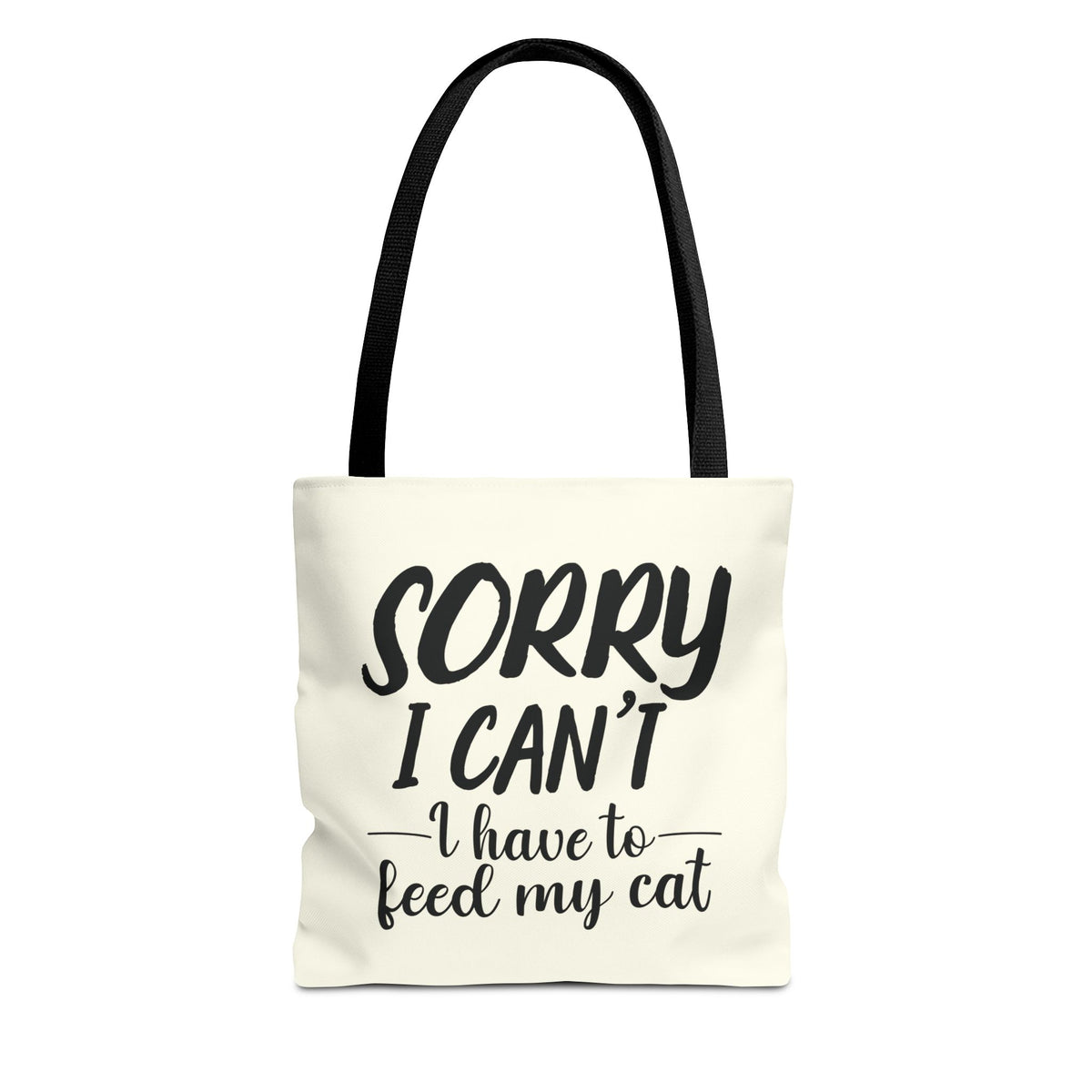 Feed My Cat Tote Bag (Cream)