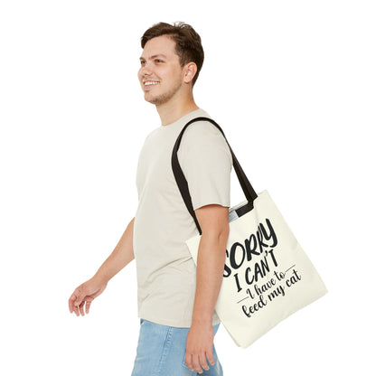 Feed My Cat Tote Bag (Cream)