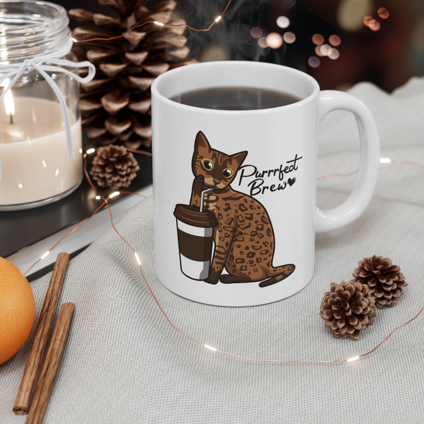Purrfect Brew Mug (White)