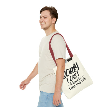 Feed My Cat Tote Bag (Cream)