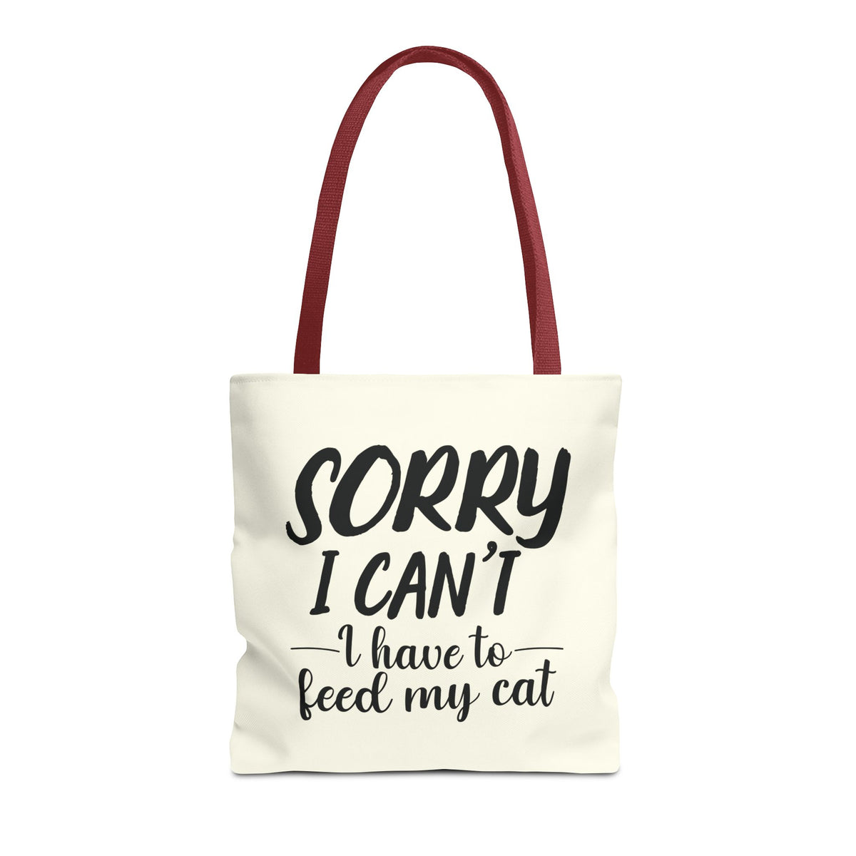 Feed My Cat Tote Bag (Cream)