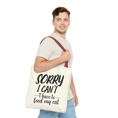 Feed My Cat Tote Bag (Cream)