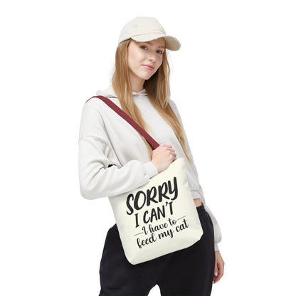 Feed My Cat Tote Bag (Cream)
