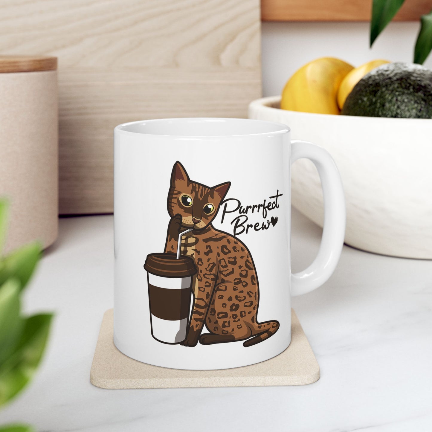 Purrfect Brew Mug (White)