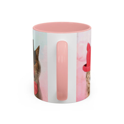 Cats In Hats Mug (Pink)
