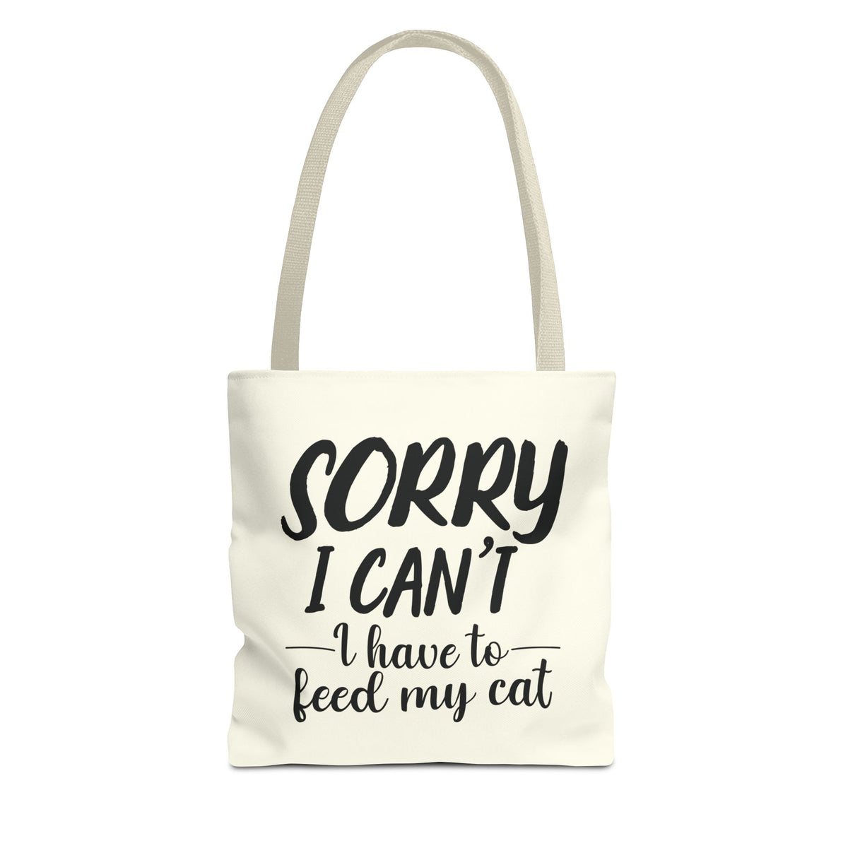 Feed My Cat Tote Bag (Cream)