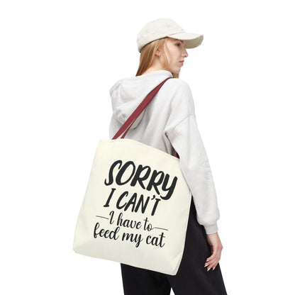 Feed My Cat Tote Bag (Cream)