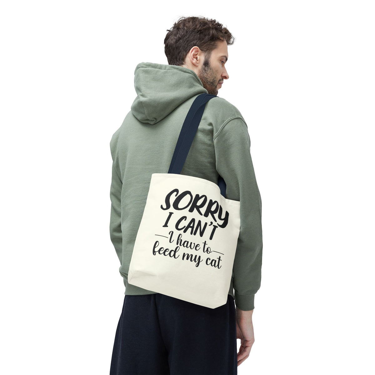 Feed My Cat Tote Bag (Cream)