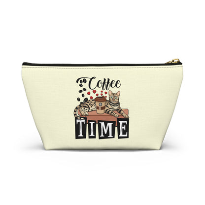C☕ffee Beans & L❤️VE Hearts Accessory Bag