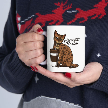 Purrfect Brew Mug (White)