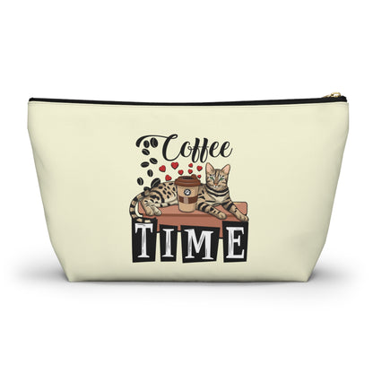C☕ffee Beans & L❤️VE Hearts Accessory Bag