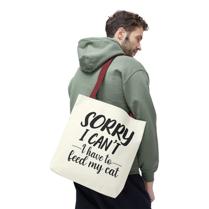 Feed My Cat Tote Bag (Cream)