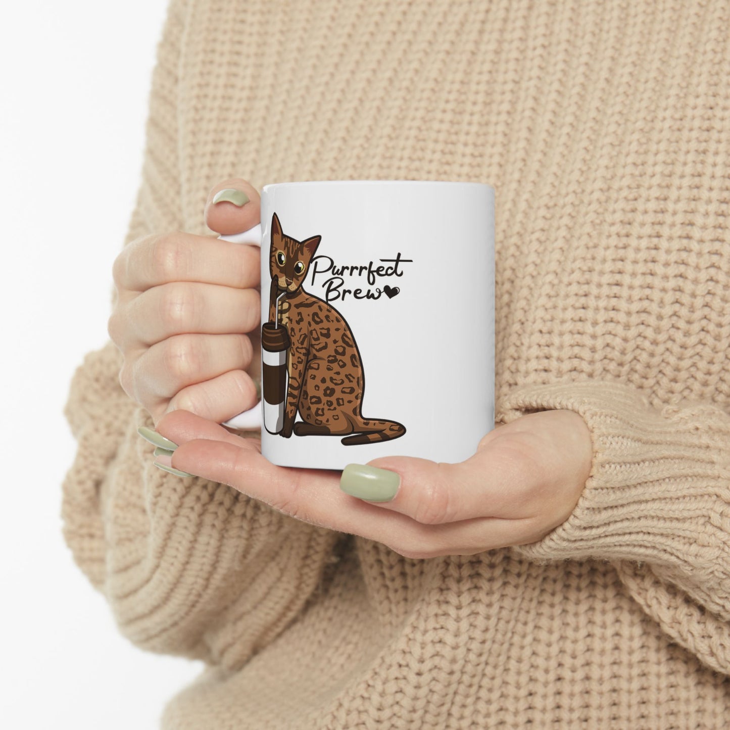 Purrfect Brew Mug (White)