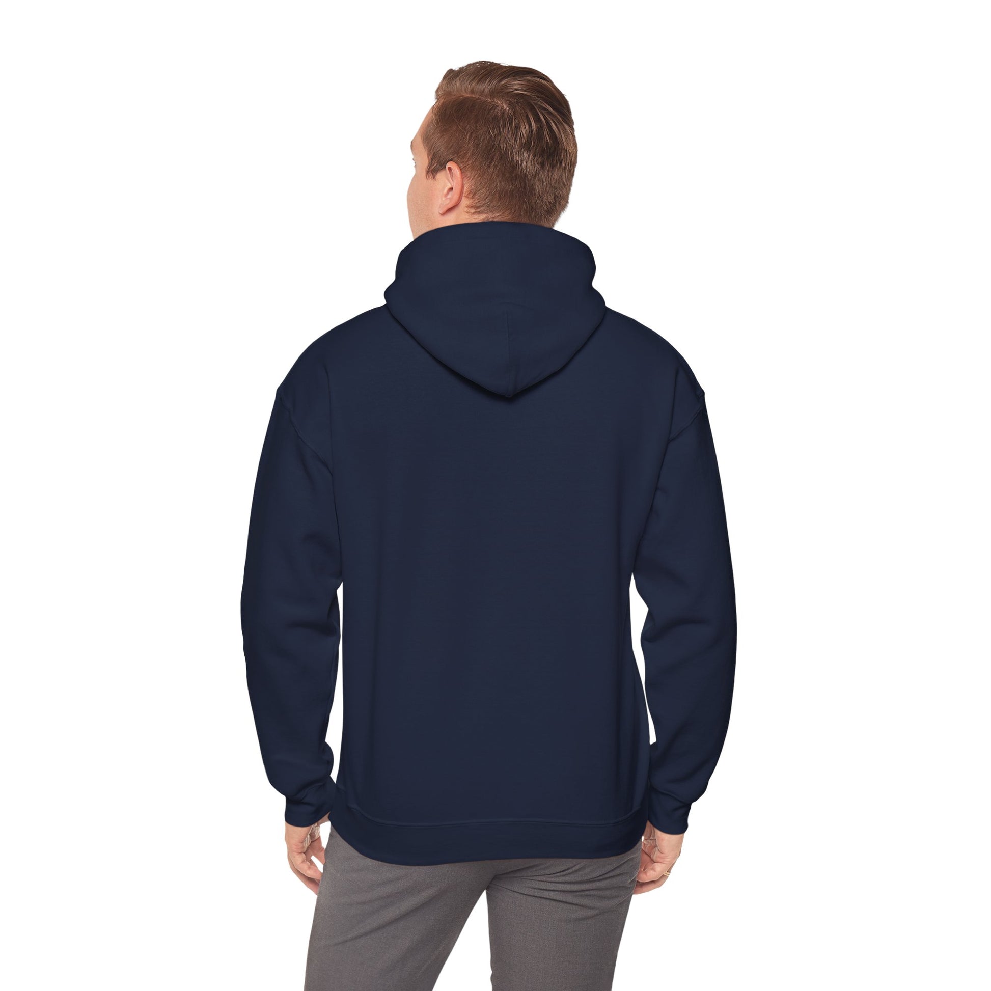 Navy I Saw A Cat Hooded Sweatshirt Unisex  