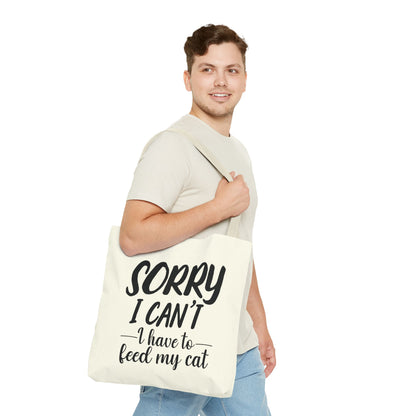 Feed My Cat Tote Bag (Cream)