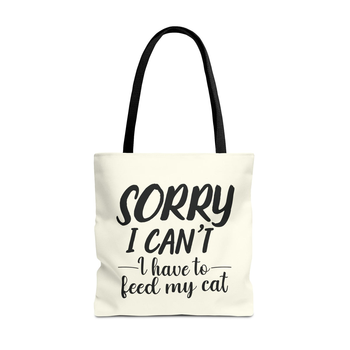 Feed My Cat Tote Bag (Cream)