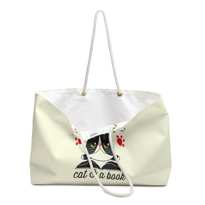 Life's Better With A Cat & A Book Weekender Bag
