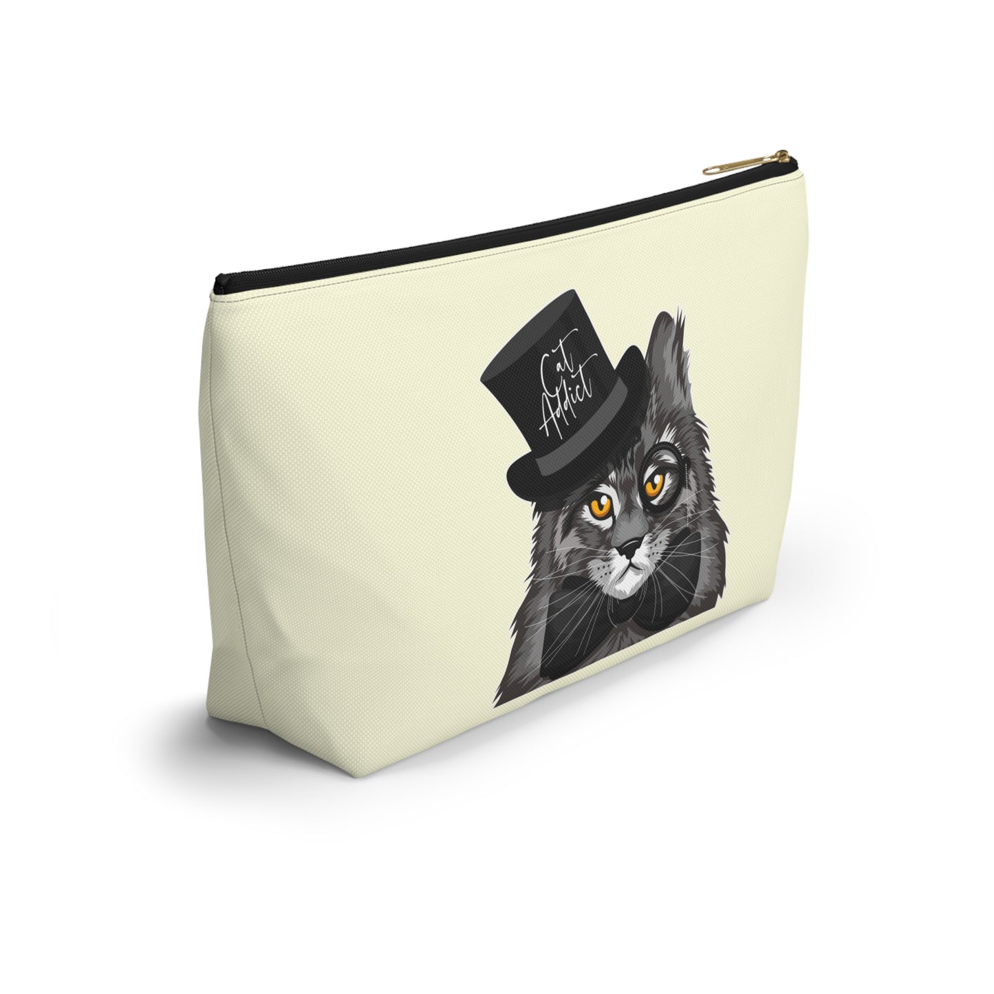 Cat Addict Accessory Bag (Cream)