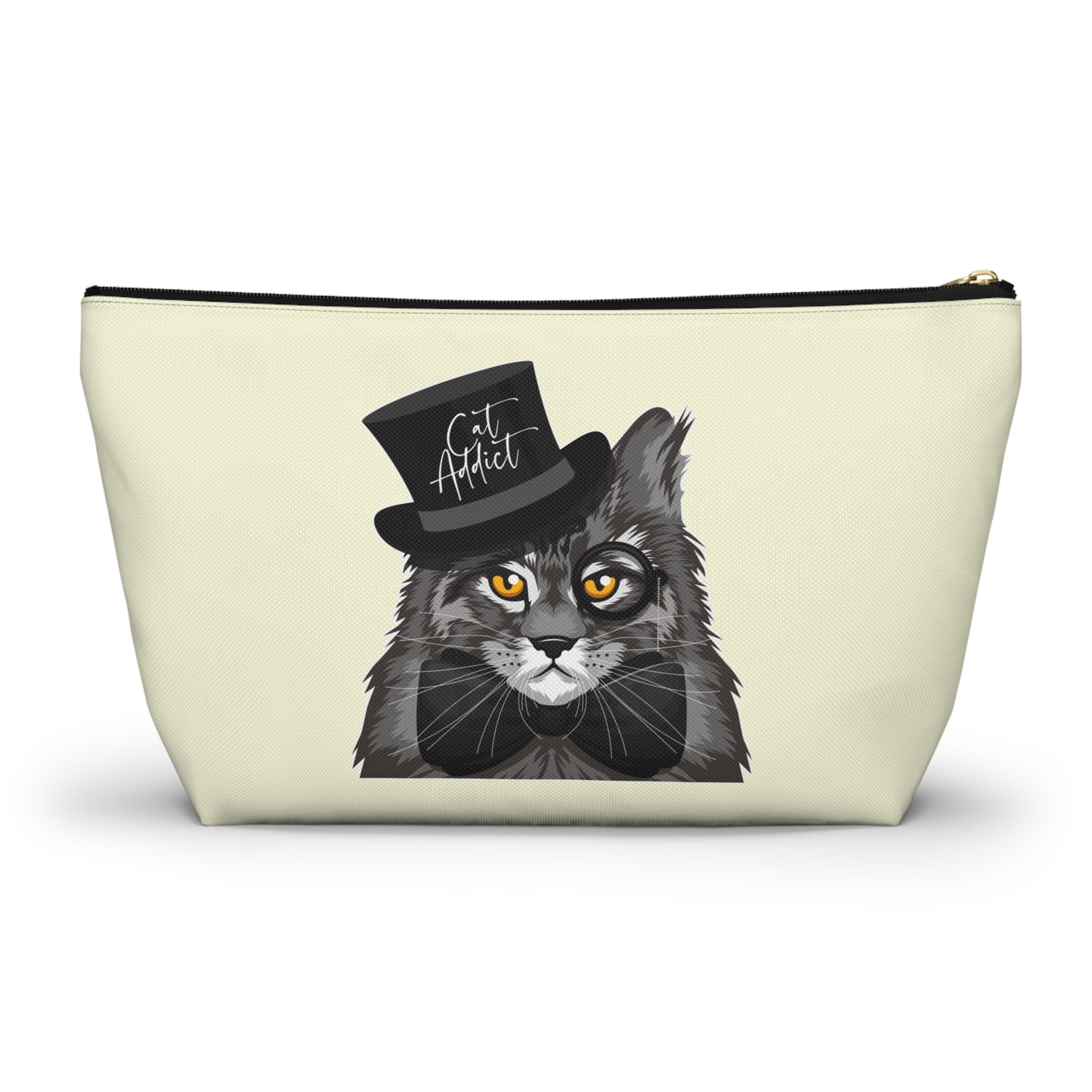 Cat Addict Accessory Bag (Cream)