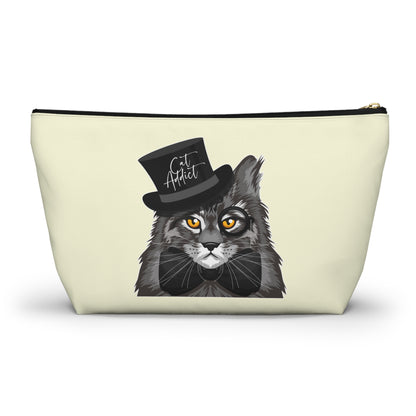 Cat Addict Accessory Bag (Cream)