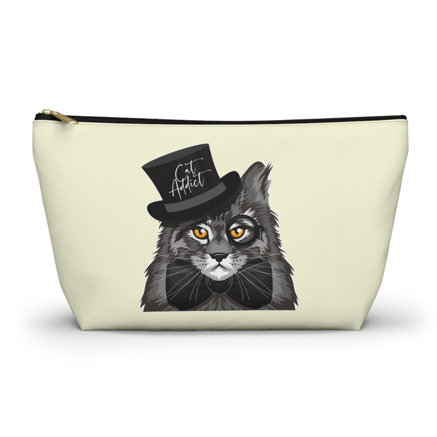 Cat Addict Accessory Bag (Cream)