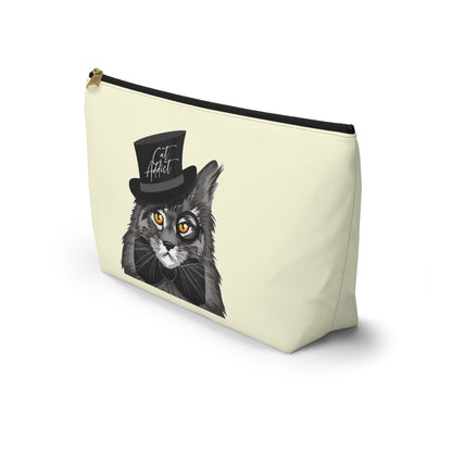 Cat Addict Accessory Bag (Cream)