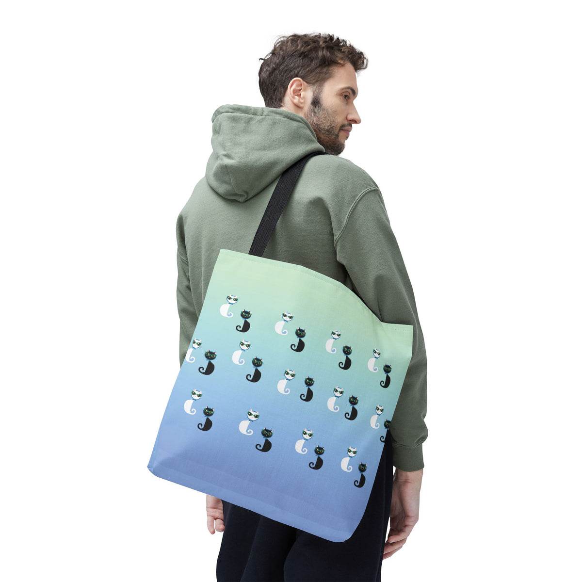 My Cat Was Sitting On Me Tote Bag