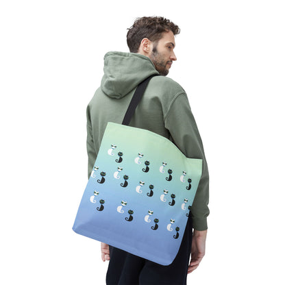 My Cat Was Sitting On Me Tote Bag