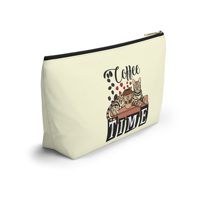 C☕ffee Beans & L❤️VE Hearts Accessory Bag