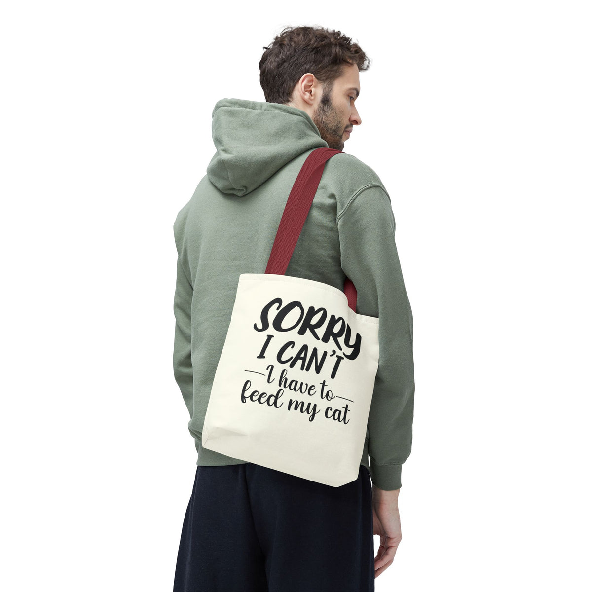 Feed My Cat Tote Bag (Cream)