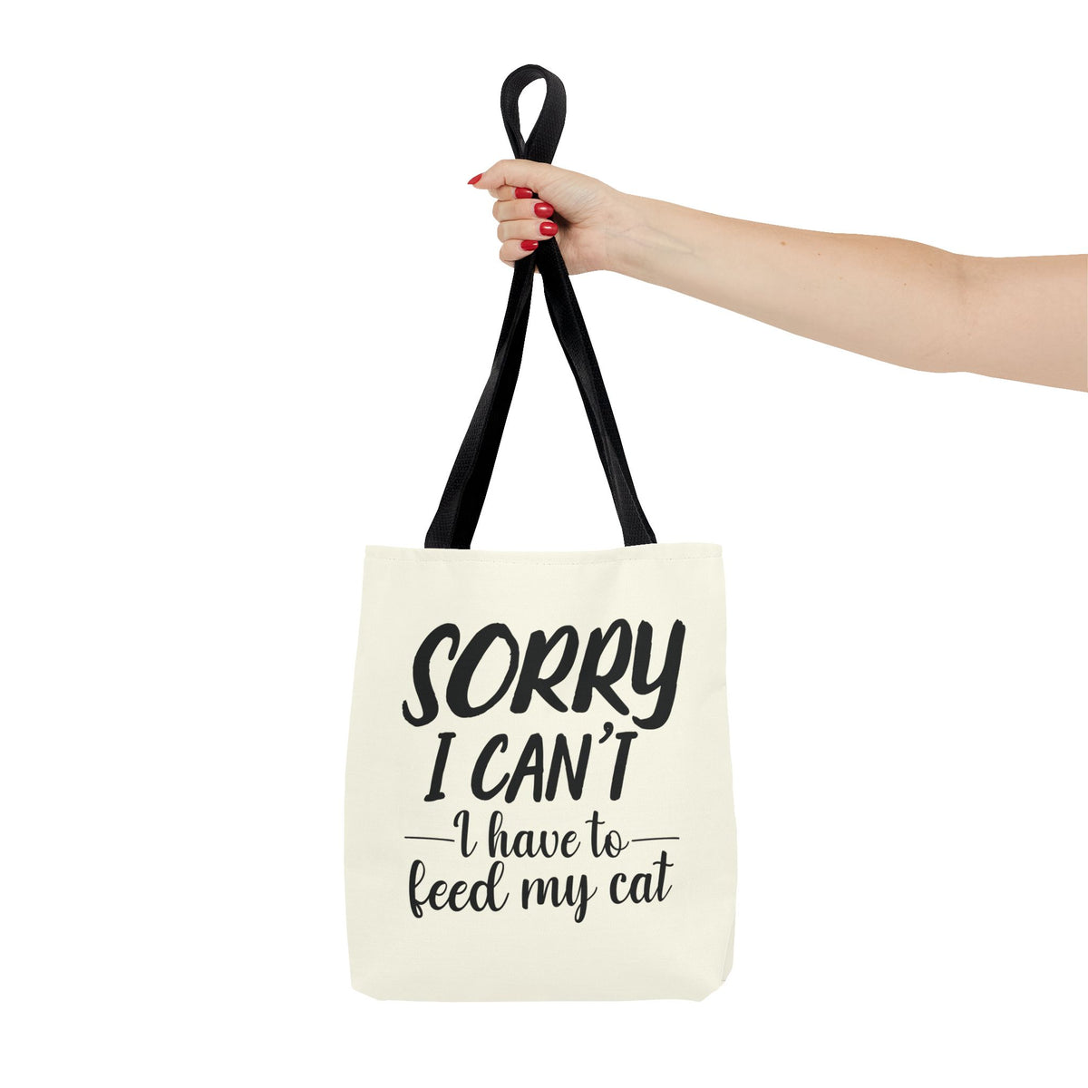 Feed My Cat Tote Bag (Cream)