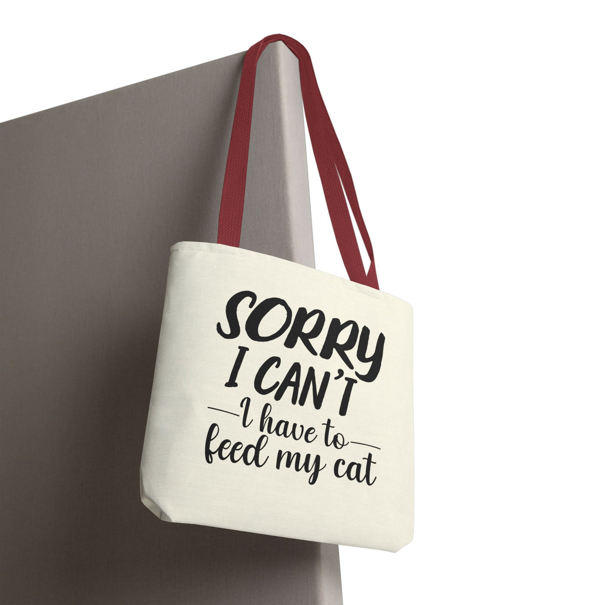 Feed My Cat Tote Bag (Cream)