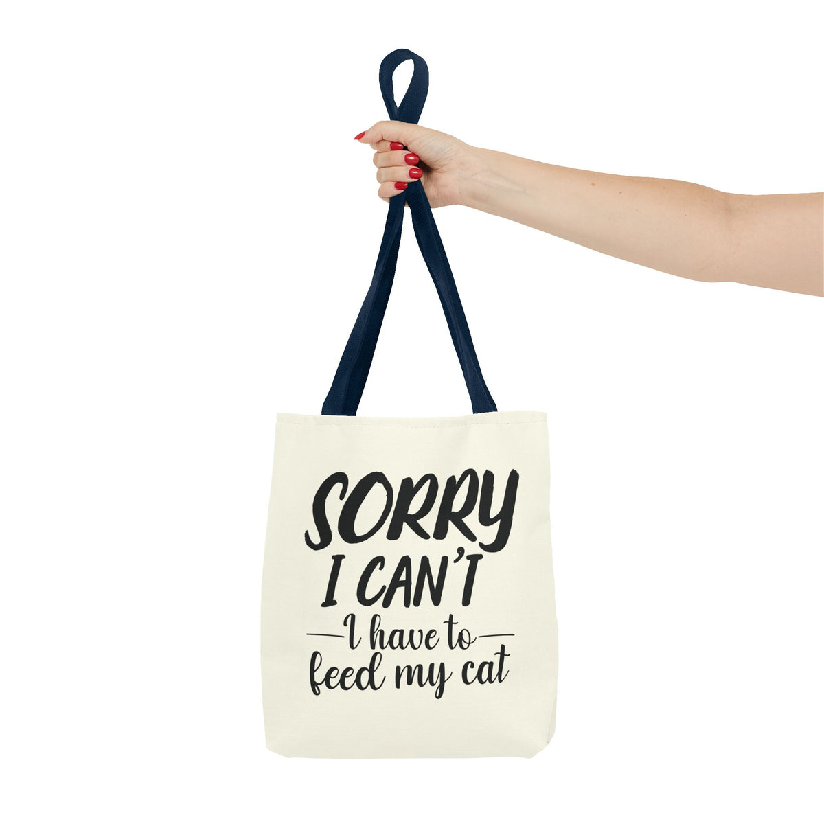 Feed My Cat Tote Bag (Cream)