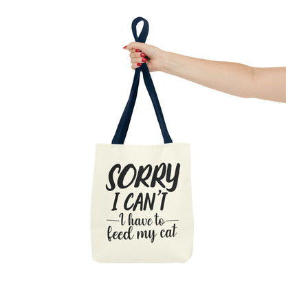 Feed My Cat Tote Bag (Cream)